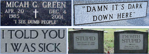 Tombstone designs that make a statement